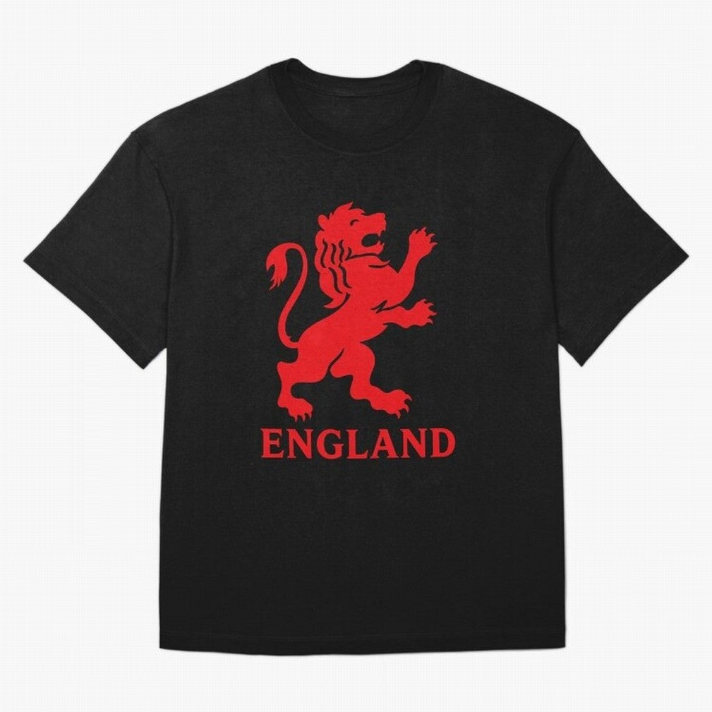 England Lion Rampant Classic T-Shirt Celebrate Football Dreams Across Global Football Passion for FIFA World Cup 2026 Group Stage, Driven by Messi, Neymar and Mbappe, Brazil, Portugal and Argentina, Goal Celebration Energy, Supporter Heritage,