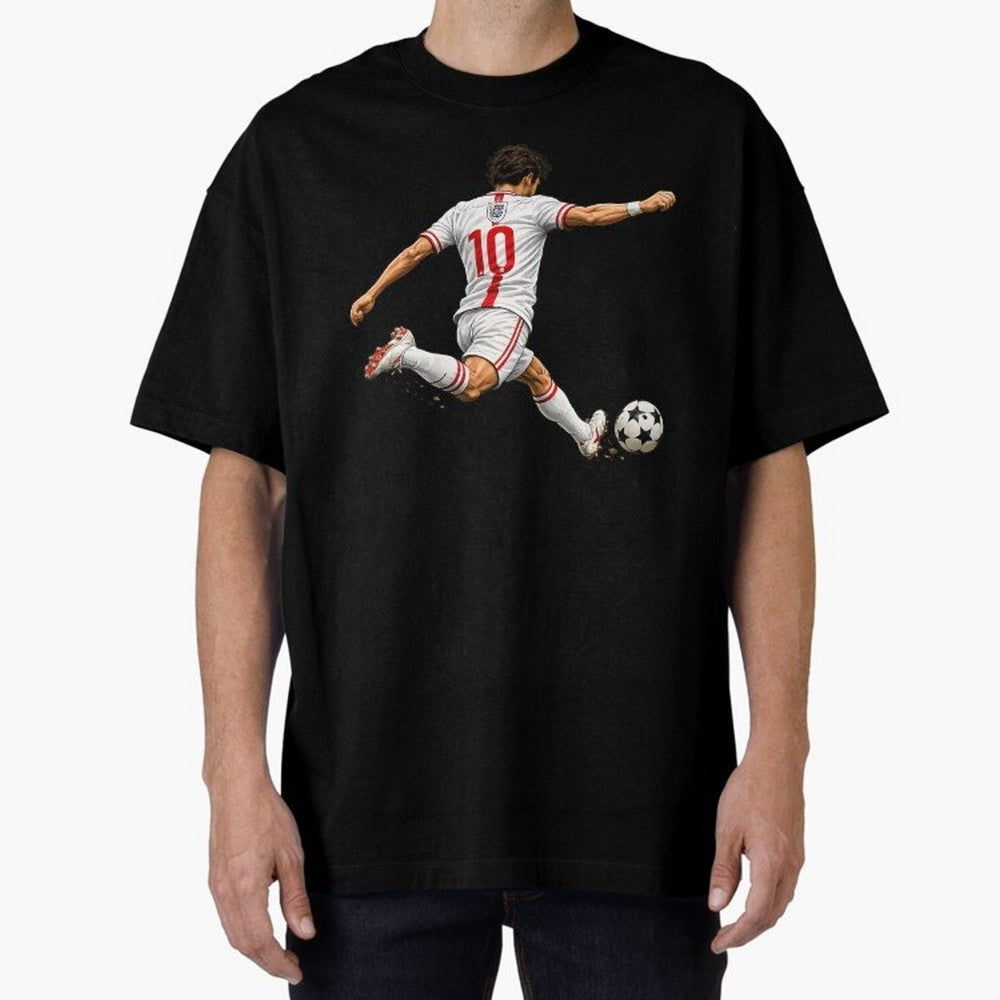 England Football Sticker Number 10 Three Lions Classic T-Shirt Honor Champions and Dreams in the FIFA World Cup 2026 USA Canada Mexico Journey through Cristiano Ronaldo, Haaland and CR7 Highlights, Portugal, Spain and Germany Pride, Worldwide Fan