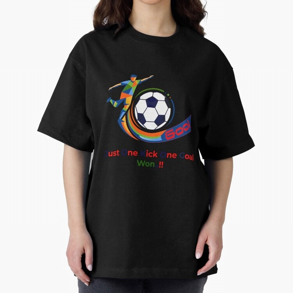 Football Striker Goal Celebration - Just One Kick Classic T-Shirt Support Your Favorite Stars during FIFA World Cup 2026 for Fans of Messi and Cristiano Ronaldo and Brazil, Portugal and Argentina, Bringing Goal Celebration Energy, Supporter
