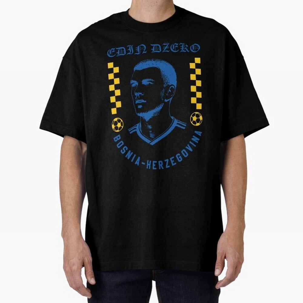 D?eko Bosnia Herzegovina Soccer Legend Retro Football Shirt Classic T-Shirt Bring World Football Passion into Global Football Passion for FIFA World Cup 2026 Group Stage, Featuring Mbappe and Neymar, Argentina and Brazil, Classic Soccer Heritage,