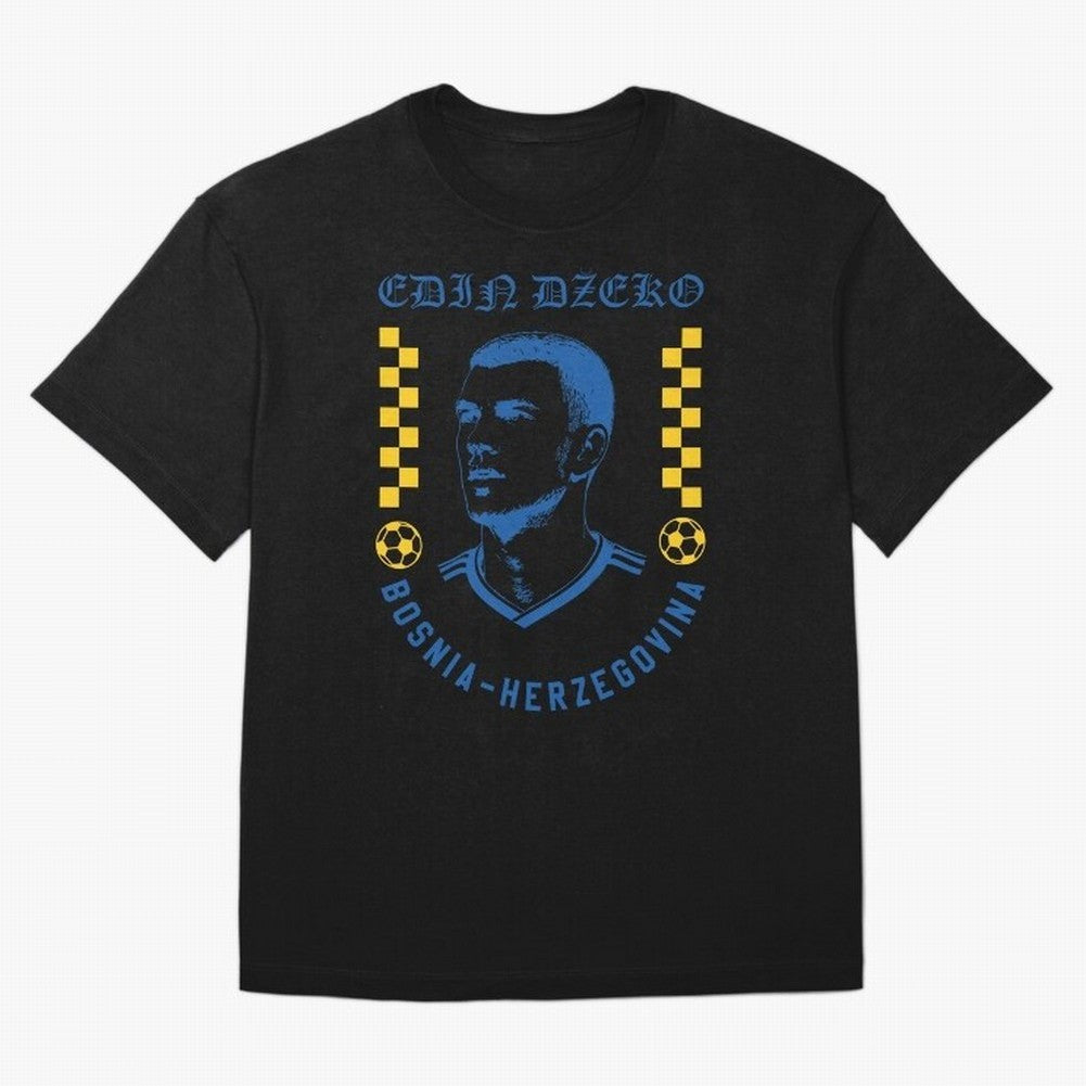 D?eko Bosnia Herzegovina Soccer Legend Retro Football Shirt Classic T-Shirt Bring World Football Passion into Global Football Passion for FIFA World Cup 2026 Group Stage, Featuring Mbappe and Neymar, Argentina and Brazil, Classic Soccer Heritage,