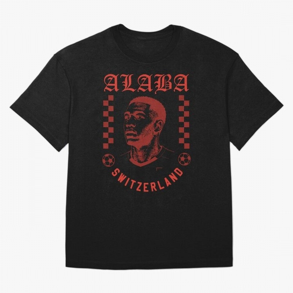 Alaba Switzerland Soccer Legend Vintage Football Fan Shirt Classic T-Shirt Show Championship Spirit for Global Football Passion for FIFA World Cup 2026, Highlighting CR7, Germany, Football History, Final Match Energy, Crowd Noise and Once in a