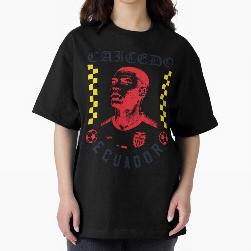 Caicedo Ecuador Soccer Star Retro Football Fan Design Classic T-Shirt Follow Every Goal of Global Football Passion for FIFA World Cup 2026 Group Stage, Made for Cristiano Ronaldo, Haaland and CR7, Spain and Netherlands, Champion Mindset, Group