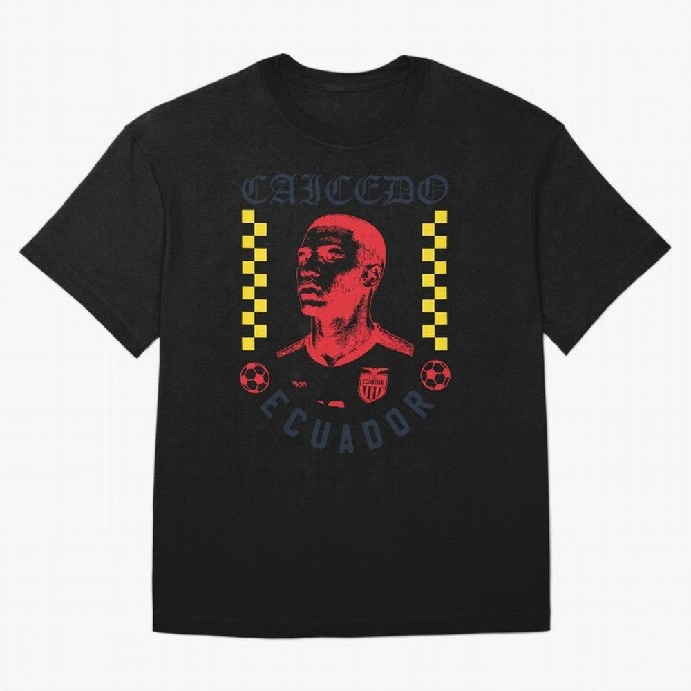 Caicedo Ecuador Soccer Star Retro Football Fan Design Classic T-Shirt Follow Every Goal of Global Football Passion for FIFA World Cup 2026 Group Stage, Made for Cristiano Ronaldo, Haaland and CR7, Spain and Netherlands, Champion Mindset, Group