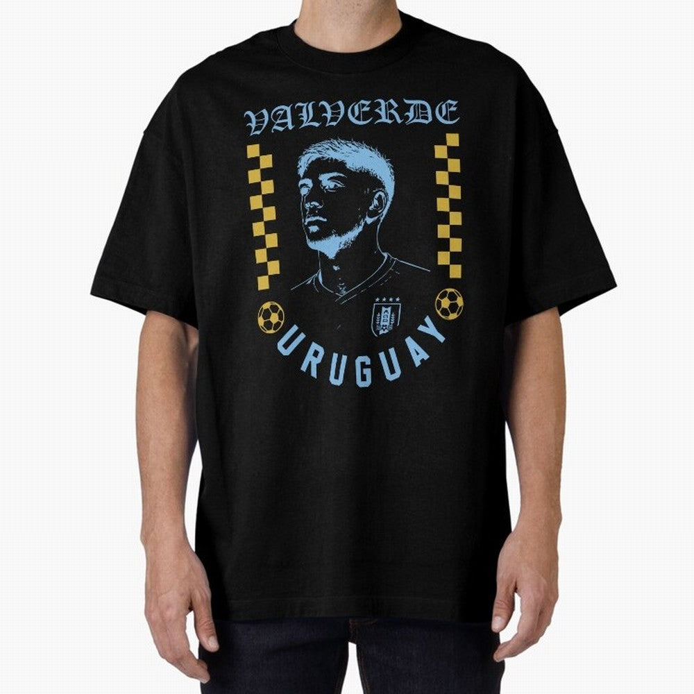 Valverde Uruguay Soccer Star Retro Football Fan Design Classic T-Shirt Bring Home Match Day Hype around FIFA World Cup 2026, CR7 and Messi, Germany, Match Day Excitement, Supporter Culture, Golden Goals and Global Football Passion; Made for
