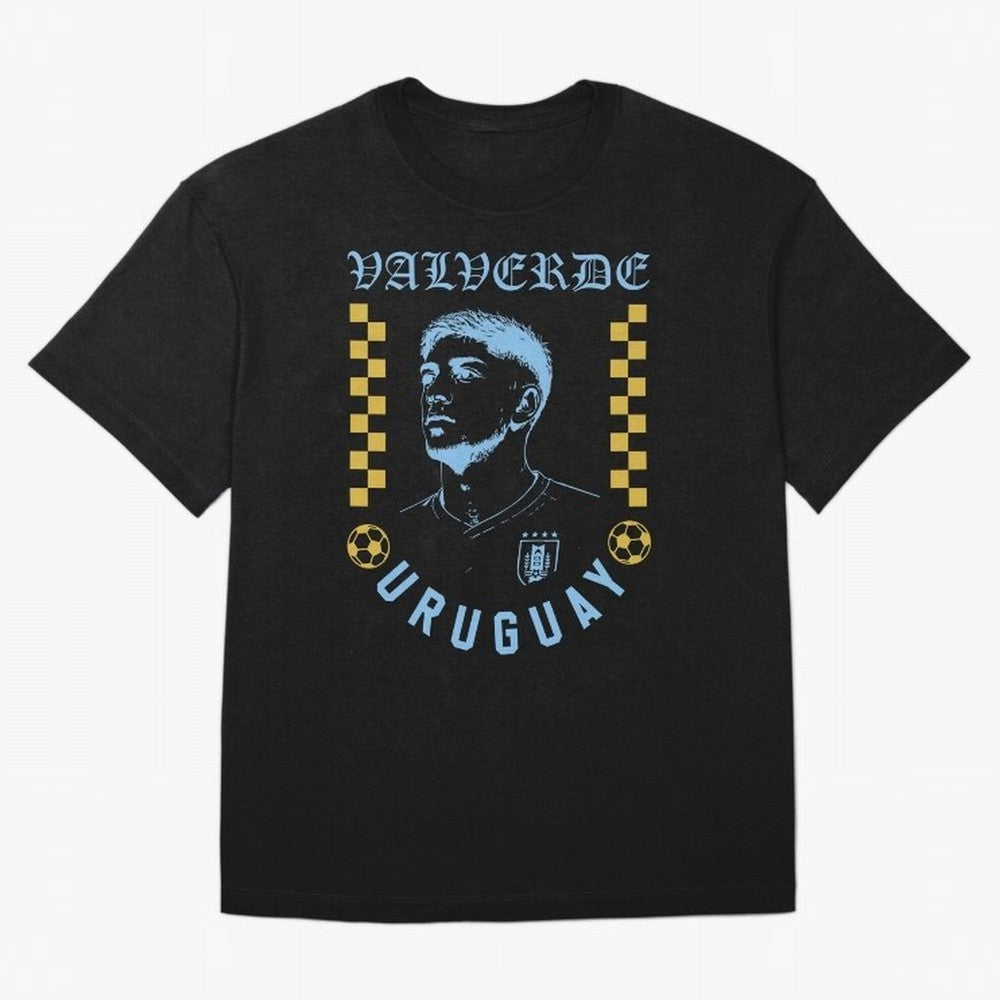 Valverde Uruguay Soccer Star Retro Football Fan Design Classic T-Shirt Bring Home Match Day Hype around FIFA World Cup 2026, CR7 and Messi, Germany, Match Day Excitement, Supporter Culture, Golden Goals and Global Football Passion; Made for