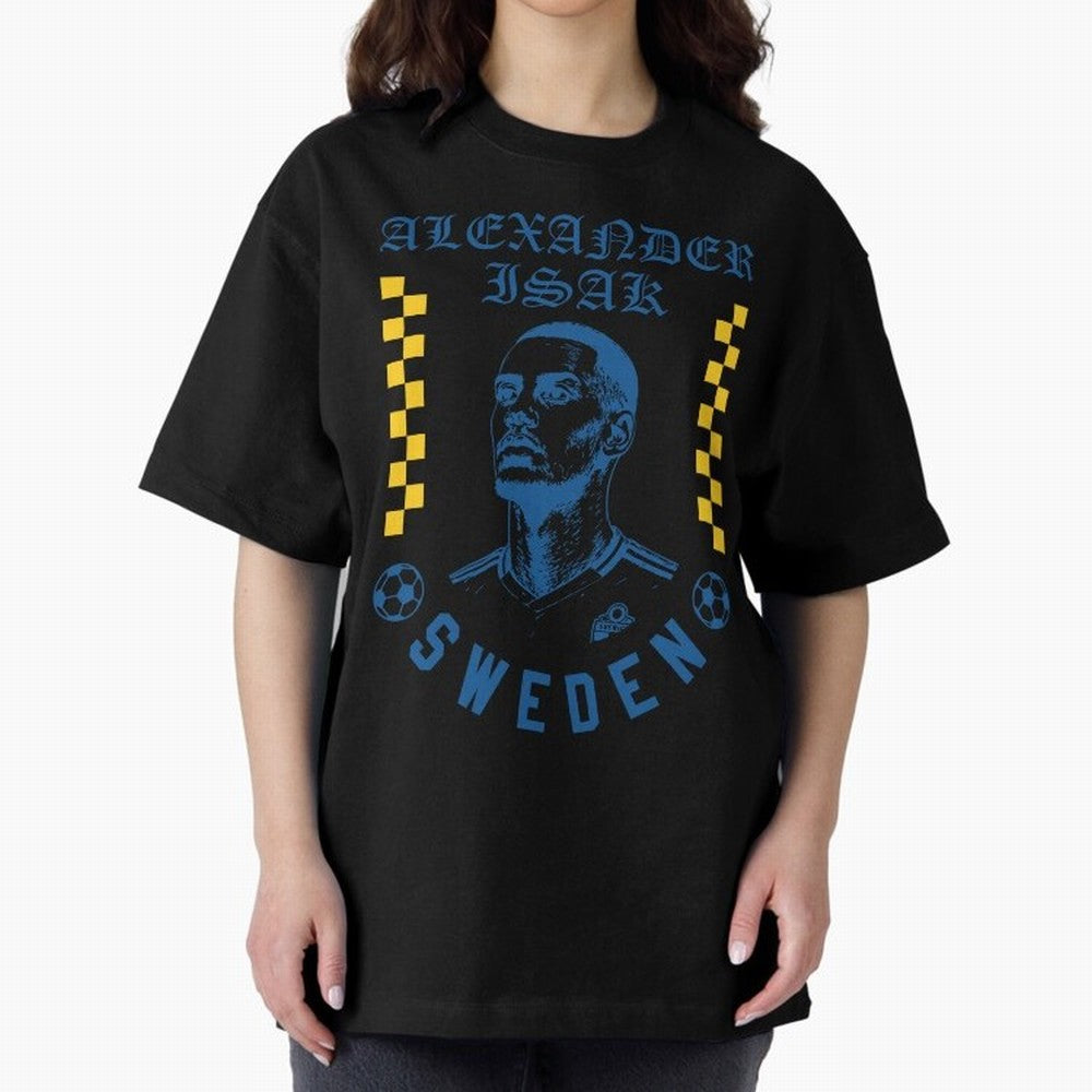Alexander Isak Sweden Soccer Star Retro Football Fan Design Classic T-Shirt Follow Every Goal of FIFA World Cup 2026 Spirit, Capturing Spain, Messi, CR7 and Mbappe, Football Passion, Legendary Performances, Festival Vibes and Supporter Community;