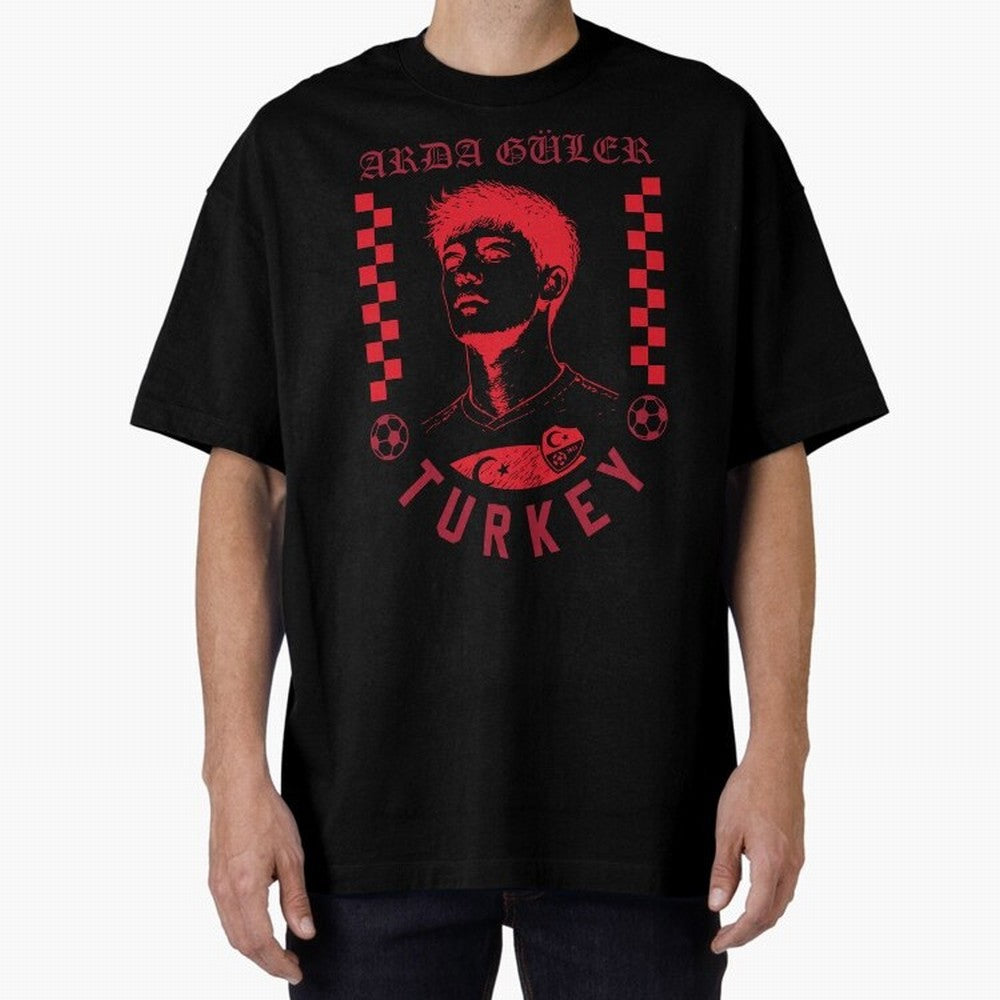 Arda G¨¹ler Turkey Soccer Legend Retro Football Fan Design Classic T-Shirt Showcase FIFA World Cup 2026 for Fans of Haaland and Portugal, Spain and Germany, Bringing Match Day Excitement, Supporter Culture, Golden Goals and Global Football Passion;