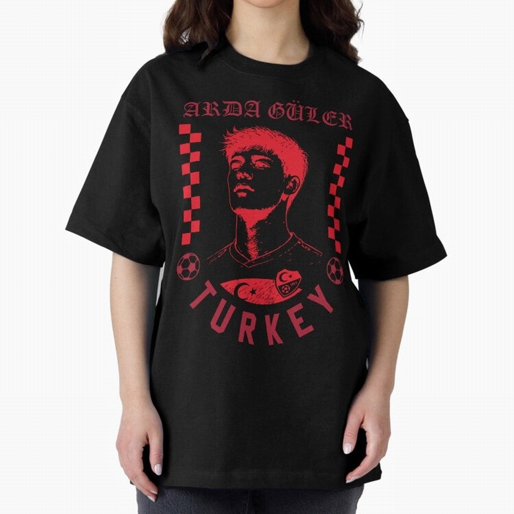 Arda G¨¹ler Turkey Soccer Legend Retro Football Fan Design Classic T-Shirt Showcase FIFA World Cup 2026 for Fans of Haaland and Portugal, Spain and Germany, Bringing Match Day Excitement, Supporter Culture, Golden Goals and Global Football Passion;