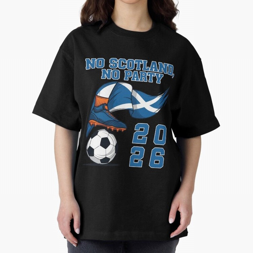 No Scotland, No Party, Scottish, Tartan Army - World Cup 2026 Classic T-Shirt Get Ready for Match Day Hype around FIFA World Cup 2026 Group Stage, Mbappe and Neymar, France and Portugal, Vintage Soccer Flavor, Modern Football Stars, National Flags