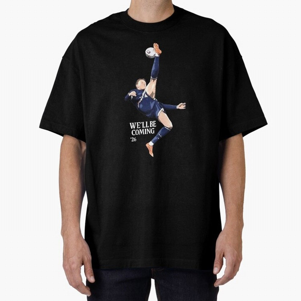 Scotland We'll Be Coming 26 World Cup 26 Classic T-Shirt Celebrate Golden Goal Energy in Match Day Hype around FIFA World Cup 2026 USA Canada Mexico, Messi, Neymar and Mbappe, Portugal, Vintage Soccer Flavor, Modern Football Stars, National Flags