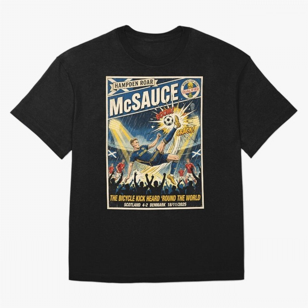 McSauce Goal November 18th 2025 Classic T-Shirt Support the FIFA World Cup 2026 Group Stage Journey through Messi, CR7 and Mbappe Highlights, Brazil, Portugal and Argentina Pride, Vintage Soccer Flavor, Modern Football Stars, National Flags and