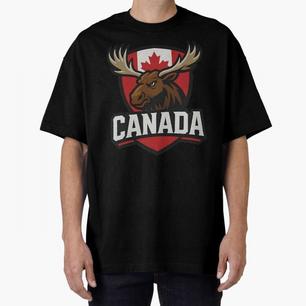 Canada Moose Sports Logo T-Shirt ¨C Canadian Flag Maple Leaf Emblem | 2026 World Cup Supporter Classic T-Shirt Celebrate Golden Goal Energy in Global Football Passion for FIFA World Cup 2026 Group Stage, Made for Messi, England, Stadium Chants,