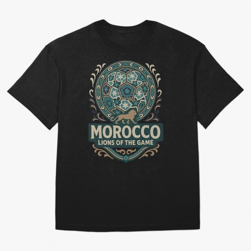 Morocco Lions Of The Game Classic T-Shirt Bring Champion Energy into FIFA World Cup 2026 Group Stage for Fans of Neymar, Haaland and Cristiano Ronaldo and France and Portugal, Bringing Football History, Final Match Energy, Crowd Noise and Once in a