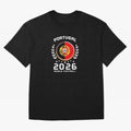 Portugal 2026 World Football Soccer Fan Design T-Shirt_87038236 Classic T-Shirt Enjoy Match Day Hype around FIFA World Cup 2026 USA Canada Mexico, Messi, CR7 and Mbappe, Brazil, Portugal and Argentina, Classic Soccer Heritage, Championship