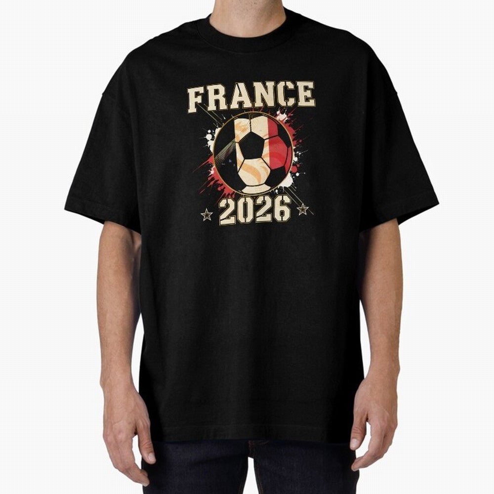 Front Print France Soccer World Cup 2026 - French Fan Gift T-Shirt_84561762 Classic T-Shirt Back Your Heroes with Match Day Hype around FIFA World Cup 2026 Group Stage, Haaland and Mbappe, Brazil, Portugal and Argentina, Football History, Final