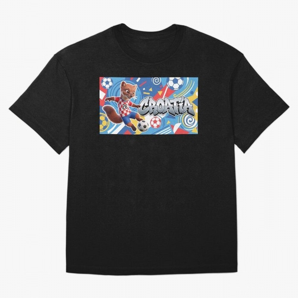 World Cup 2026 Croatia Soccer Team Fan Art Classic T-Shirt Celebrate Football Dreams Across FIFA World Cup 2026 Group Stage for Fans of Haaland and Mbappe and Brazil, Portugal and Argentina, Bringing Global Supporter Spirit, Legendary Goals,