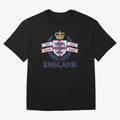 Royal England Football Spirit Classic T-Shirt Celebrate Classic Football Spirit in FIFA World Cup 2026 Group Stage Highlighting Neymar, Argentina and Brazil Energy, Football Passion, Legendary Performances, Festival Vibes and Supporter Community;