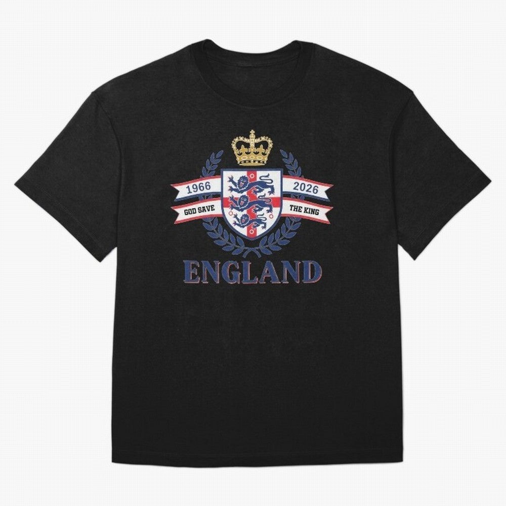 Royal England Football Spirit Classic T-Shirt Celebrate Classic Football Spirit in FIFA World Cup 2026 Group Stage Highlighting Neymar, Argentina and Brazil Energy, Football Passion, Legendary Performances, Festival Vibes and Supporter Community;
