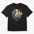 Mexico World Cup 2026 Oversized T-Shirt Support the Legends of the FIFA World Cup 2026 Group Stage Journey through Messi, Neymar and Mbappe Highlights, England, France and Netherlands Pride, Vintage Soccer Flavor, Modern Football Stars, National
