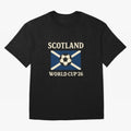 Scotland World Cup 2026 Oversized T-Shirt Back the Journey through Global Football Passion for FIFA World Cup 2026, Inspired by Neymar, Haaland and Cristiano Ronaldo, Argentina, France and Brazil, Football History, Final Match Energy, Crowd Noise