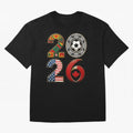 United 2026 Soccer Fan - North America Host Countries Oversized T-Shirt Create Match Day Hype around FIFA World Cup 2026 Group Stage, CR7, Portugal, Goal Celebration Energy, Supporter Heritage, Football Icons and Worldwide Tournament Joy; Ideal for