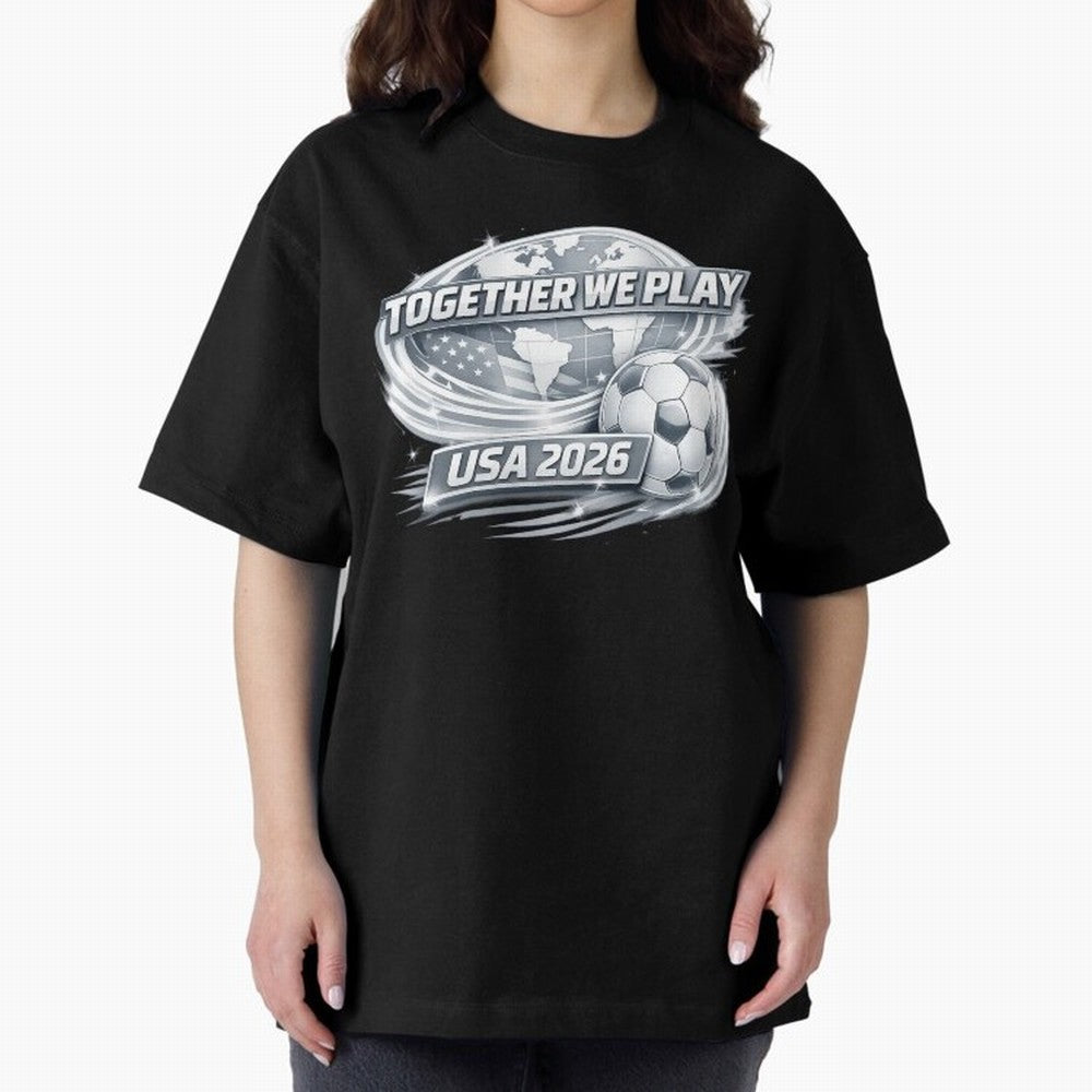 World Cup 2026 Oversized T-Shirt Bring Legendary Rivalry Energy to Match Day Hype around FIFA World Cup 2026, Cristiano Ronaldo, England and Germany, Champion Mindset, Group Stage Buzz, Knockout Tension and Passionate Fan Culture; Perfect for