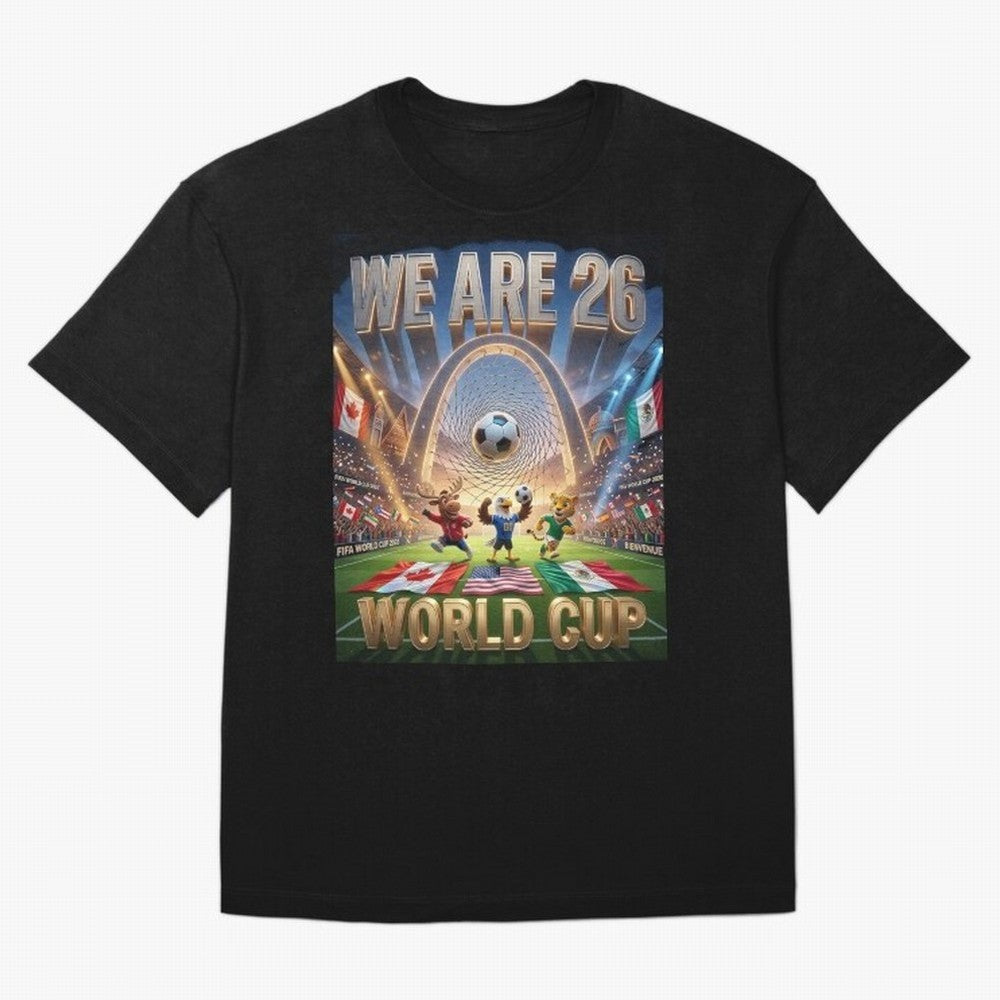 World cup 2026 Oversized T-Shirt Honor Champions and Dreams in the FIFA World Cup 2026 USA Canada Mexico Journey through Cristiano Ronaldo, Haaland and CR7 Highlights, Portugal, Spain and Germany Pride, Worldwide Fan Energy, Dramatic Goals, Stadium