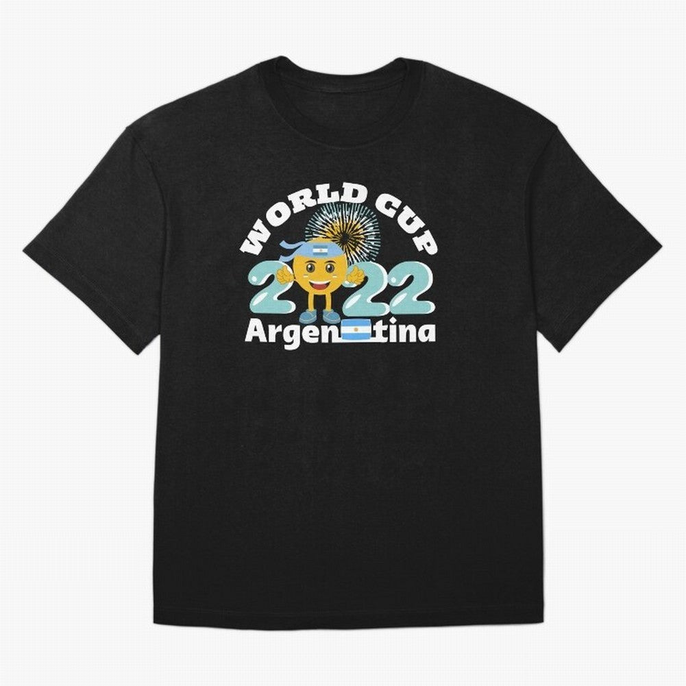 Football World Cup 2022 Winner. Argentina 2022. Oversized T-Shirt Celebrate Rivalries and Pride in Global Football Passion for FIFA World Cup 2026 Group Stage, Connected to Cristiano Ronaldo, Portugal, Retro Football Energy, Iconic Rivalries,