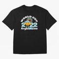 Football World Cup 2022 Winner. Argentina 2022. Oversized T-Shirt Celebrate Rivalries and Pride in Global Football Passion for FIFA World Cup 2026 Group Stage, Connected to Cristiano Ronaldo, Portugal, Retro Football Energy, Iconic Rivalries,