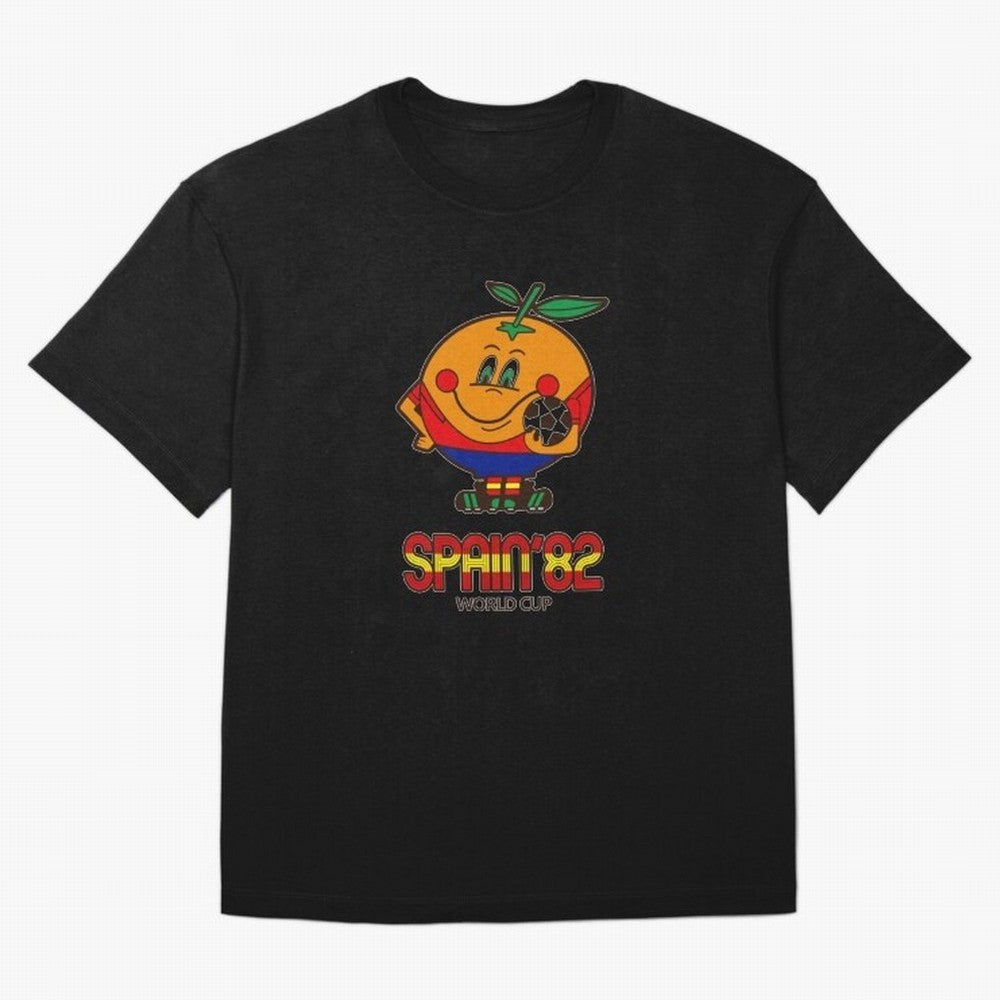 Spain 1982 World Cup- Soccer Oversized T-Shirt Support FIFA World Cup 2026 USA Canada Mexico Spirit, Inspired by Portugal, Neymar, Haaland and Cristiano Ronaldo, Sports Nostalgia, International Competition, Famous Players and Unforgettable