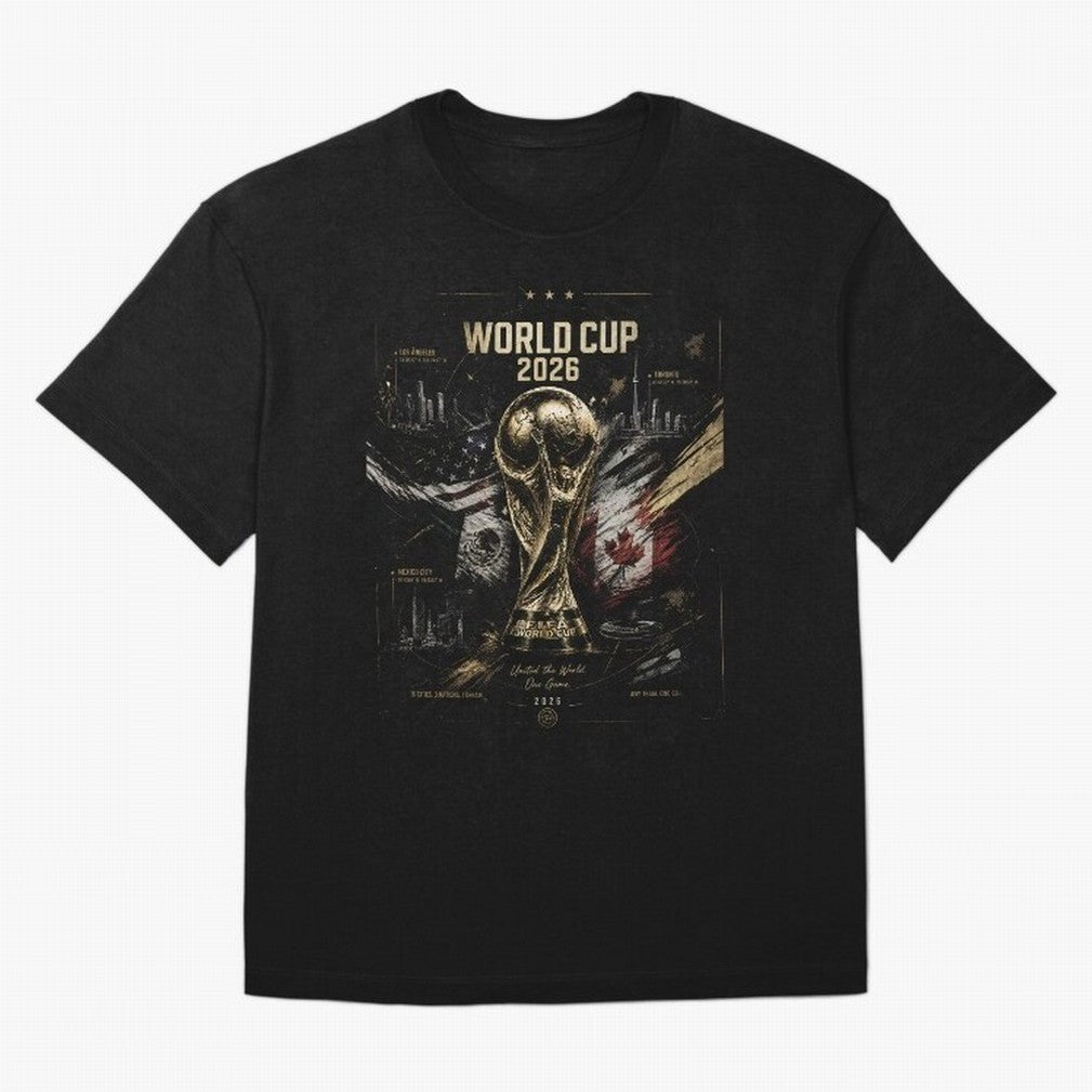 2026 FIFA World Cup Oversized T-Shirt Celebrate Global Football Passion for FIFA World Cup 2026 Group Stage, Built around Mbappe and Neymar, Germany, Game Day Rituals, Football Legends, Country Pride and the Road to the Final; Created for Match Day