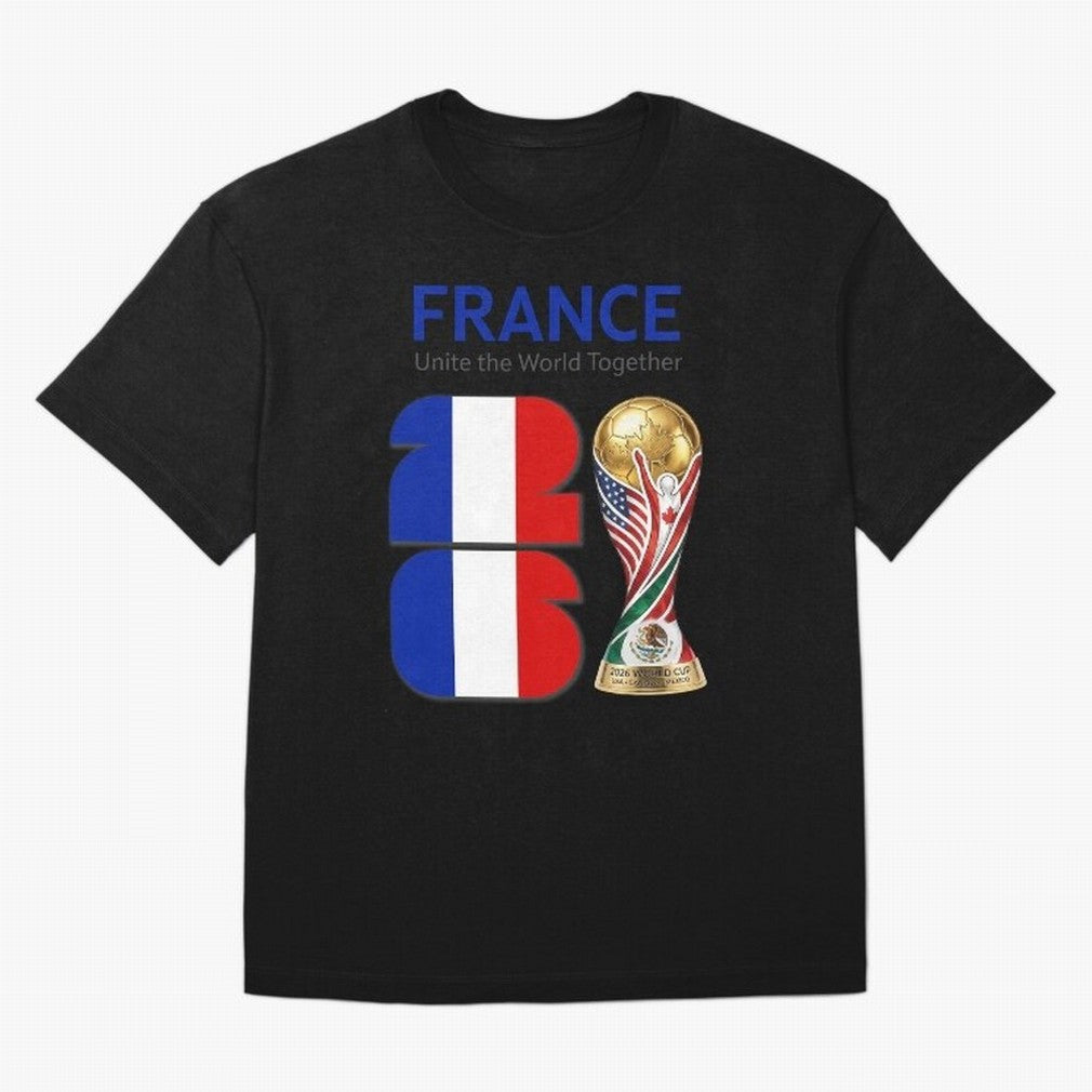 World Cup 2026, IMG 030, FRANCE 001 Oversized T-Shirt Turn Football Passion into FIFA World Cup 2026 Spirit, Highlighting Portugal, Spain and Germany, Neymar, Haaland and Cristiano Ronaldo, Fan Favorite Moments, National Team Passion, Big Match