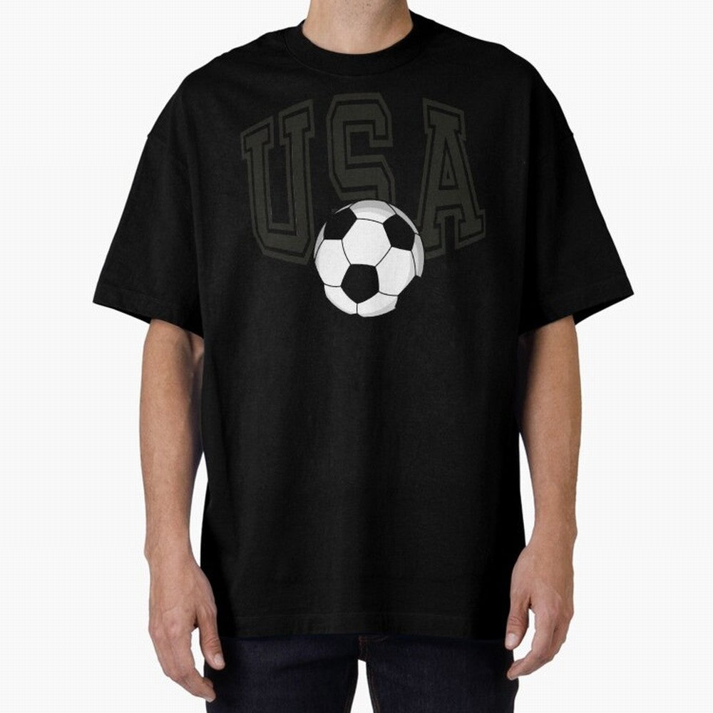 USA soccer ball American world cup 2026 fan Oversized T-Shirt Enjoy the Biggest Football Party of the FIFA World Cup 2026 Journey through CR7 Highlights, England Pride, Stadium Chants, National Pride, Trophy Dreams and Unforgettable Football