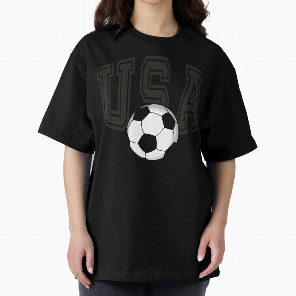 USA soccer ball American world cup 2026 fan Oversized T-Shirt Enjoy the Biggest Football Party of the FIFA World Cup 2026 Journey through CR7 Highlights, England Pride, Stadium Chants, National Pride, Trophy Dreams and Unforgettable Football
