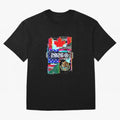 Glitched United 2026 - North America Tournament Emblem Oversized T-Shirt Fuel Your Fan Pride for Global Football Passion for FIFA World Cup 2026 USA Canada Mexico, Celebrating Mbappe, Argentina, Sports Nostalgia, International Competition, Famous