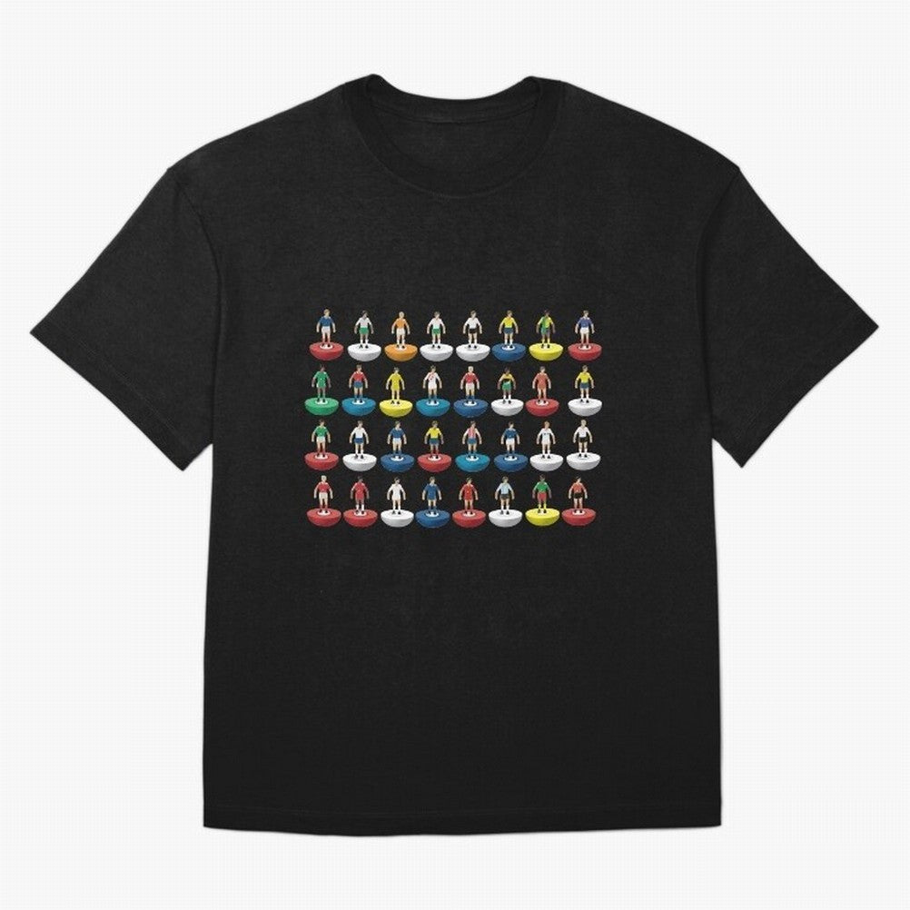 World Subbuteo players Oversized T-Shirt Show Up for the Glory of Match Day Hype around FIFA World Cup 2026 USA Canada Mexico, Mbappe, England and Germany, Match Day Excitement, Supporter Culture, Golden Goals and Global Football Passion; Made for
