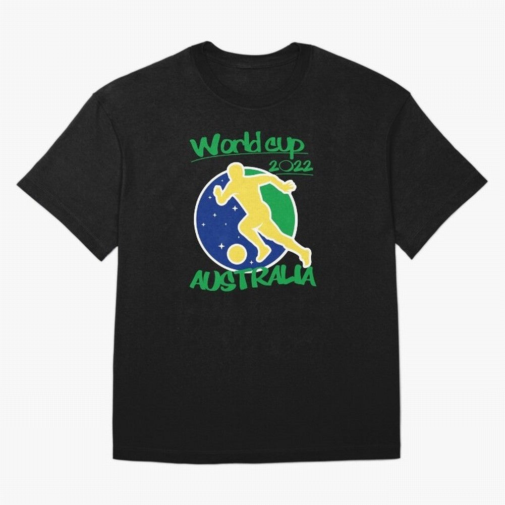 Australia World Cup 2022 Oversized T-Shirt Feel FIFA World Cup 2026 Group Stage with Cristiano Ronaldo, Haaland and CR7, Brazil Energy, Goal Celebration Energy, Supporter Heritage, Football Icons and Worldwide Tournament Joy; Perfect for People Who