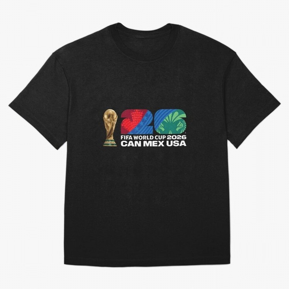 World Cup26 Host Country Trophy Oversized T-Shirt Bring Trophy Dreams to the FIFA World Cup 2026 Journey through Messi Highlights, Portugal Pride, Stadium Chants, National Pride, Trophy Dreams and Unforgettable Football Memories; Created for Match