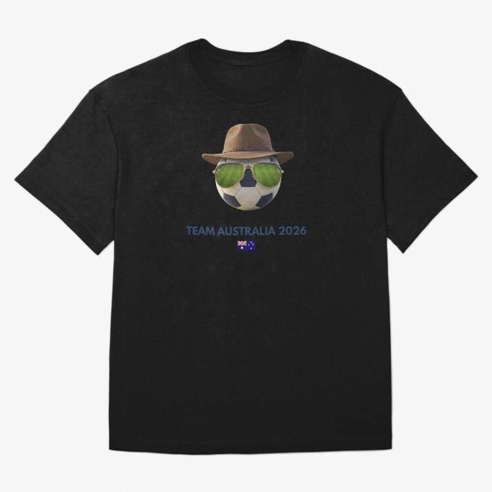 Soccer Fan Gear: Team Australia 2026 Oversized T-Shirt Get Ready for the FIFA World Cup 2026 Group Stage Journey through Mbappe Highlights, Brazil, Portugal and Argentina Pride, Classic Soccer Heritage, Championship Pressure, Fan Loyalty and