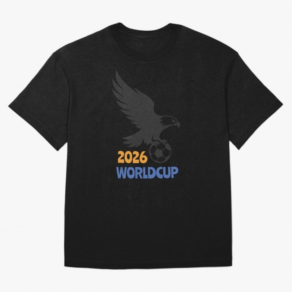world cup 2026 Oversized T-Shirt Stand with Global Football Passion for FIFA World Cup 2026 Group Stage, Inspired by Messi, CR7 and Mbappe, Portugal, Football Festival Excitement, Trophy Ambitions, Country Rivalries and Star Player Buzz; Ideal for