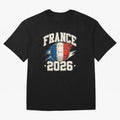 France 2026 World Cup for Football Fans and Teams Oversized T-Shirt Celebrate the Road through FIFA World Cup 2026 Group Stage for Fans of Messi, Neymar and Mbappe and France, Bringing Global Supporter Spirit, Legendary Goals, National Colors and