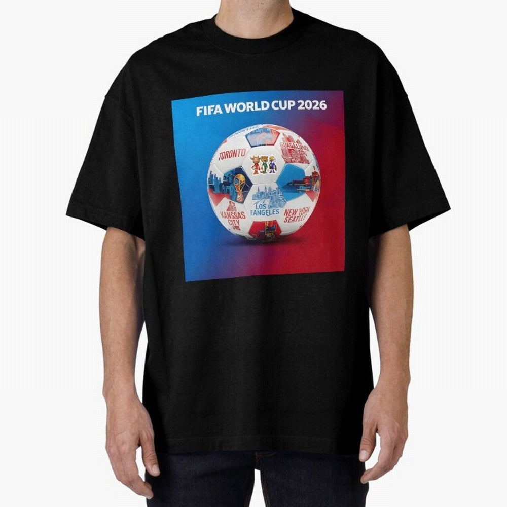 North America Football 2026 Oversized T-Shirt Support the Legends of the FIFA World Cup 2026 USA Canada Mexico Journey through Haaland Highlights, France and Portugal Pride, Game Day Rituals, Football Legends, Country Pride and the Road to the