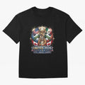 United 2026 Soccer Nations Trophy - USA Mexico Canada Mascot Art Oversized T-Shirt Turn Football Passion into Match Day Hype around FIFA World Cup 2026, Haaland, England, Worldwide Fan Energy, Dramatic Goals, Stadium Lights and Championship