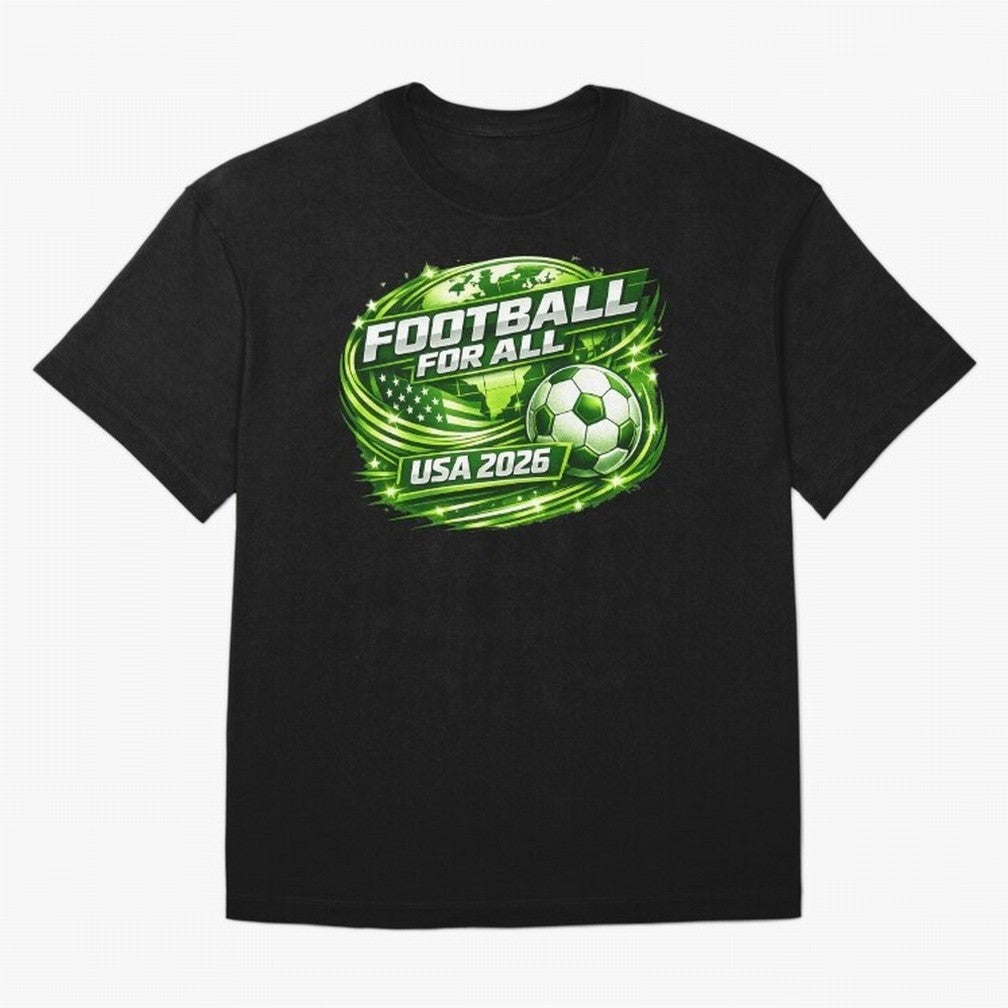 World Cup 2026 Oversized T-Shirt Embrace Match Day Hype around FIFA World Cup 2026 Group Stage, Messi, Neymar and Mbappe, Spain, Classic Soccer Heritage, Championship Pressure, Fan Loyalty and International Pride; Ideal for Football Dads, Football