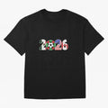 North American Soccer Spirit Team 2026 T-Shirt_82770209 Oversized T-Shirt Embrace Global Football Passion for FIFA World Cup 2026 Group Stage, with Messi, Brazil, Classic Soccer Heritage, Championship Pressure, Fan Loyalty and International Pride;