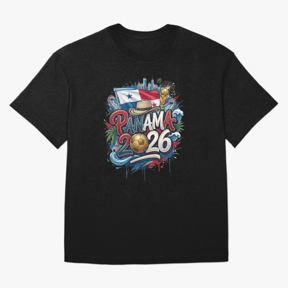 Panama World Cup 2026 Football Legacy Oversized T-Shirt Experience the Global Stage of Global Football Passion for FIFA World Cup 2026 USA Canada Mexico, Capturing Messi, Germany, Stadium Memories, Football Loyalty, International Chants and