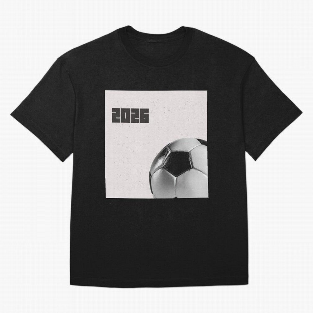 2026 world cup soccer ball football fan design Oversized T-Shirt Honor Football Greatness during FIFA World Cup 2026 Spirit, Connected to Brazil, Mbappe, Football History, Final Match Energy, Crowd Noise and Once in a Lifetime Moments; Made for Die
