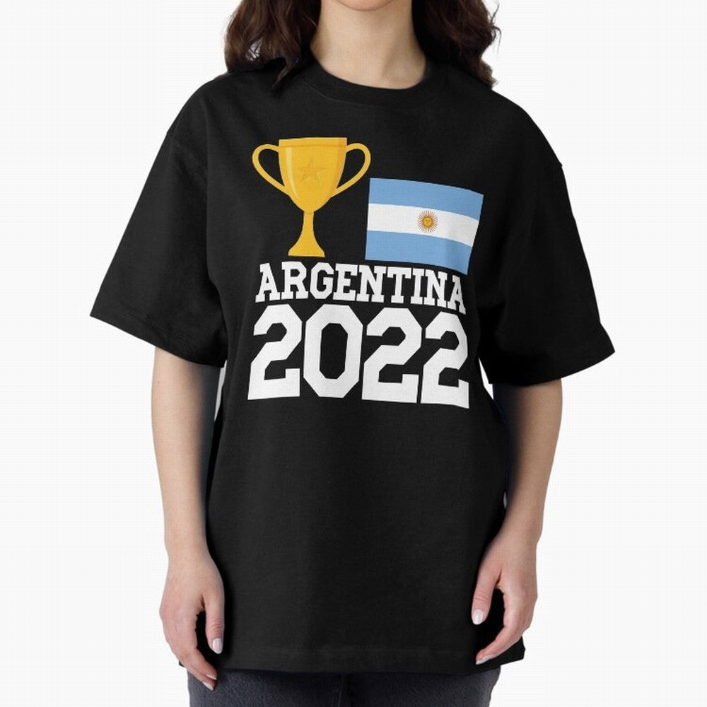 Argentina World Cup Soccer Football 2022, Argentina Soccer Jersey Argentinian Football, Argentina, Argentinian, Qatar World Cup 2022 Oversized T-Shirt Celebrate Global Football Passion for FIFA World Cup 2026 Group Stage, Celebrating CR7, Germany,