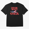 USA, Qatar World Cup 2022 Oversized T-Shirt Back Your Heroes with Global Football Passion for FIFA World Cup 2026 USA Canada Mexico, Featuring Haaland and Mbappe, England and Germany, Stadium Memories, Football Loyalty, International Chants and